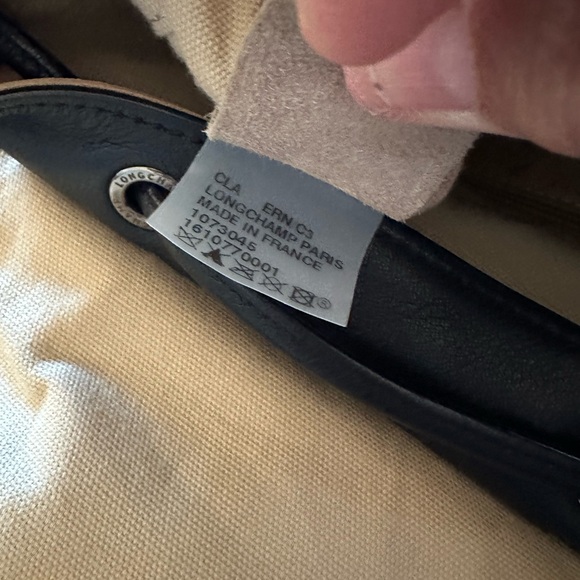 Like NEW Leather Longchamp 3D Backpack Black - Picture 5 of 6